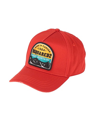 DSQUARED2 Hat Rust 100% Cotton