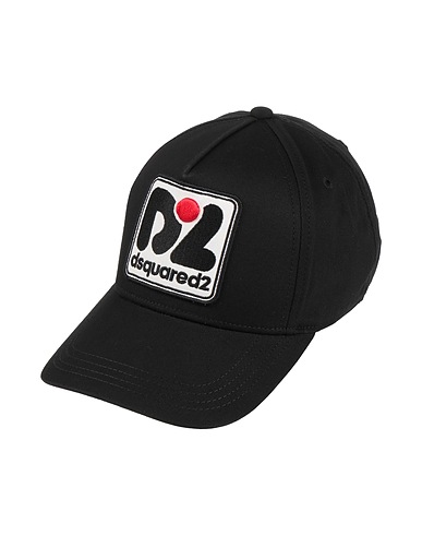 DSQUARED2 Hat Black 100% Cotton
