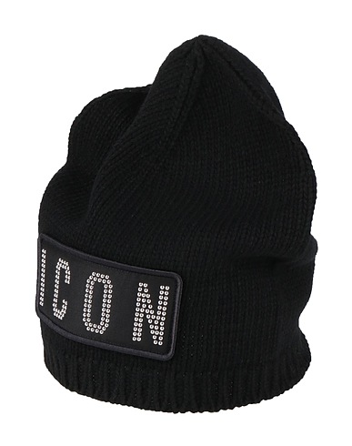 DSQUARED2 Hat Black 47% Wool, 30% Viscose, 15% Polyamide, 8% Cashmere
