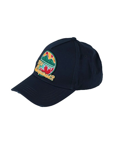 DSQUARED2 Hat Navy 100% Cotton
