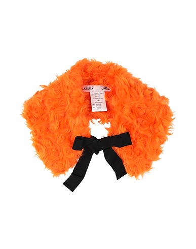 ALABAMA MUSE Scarves and foulards Orange 82% Modacrylic, 18% Polyester