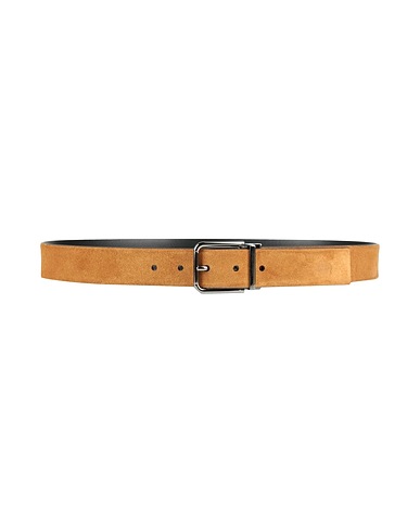 DOLCE&GABBANA Leather belt Sand Calfskin