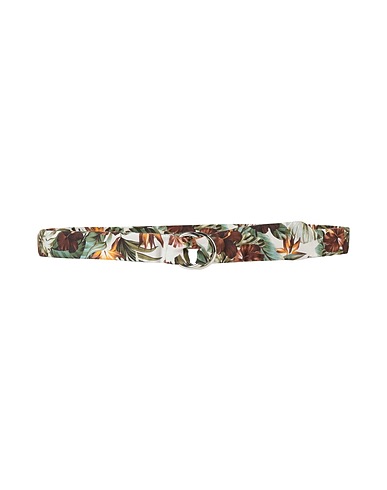 ELEVENTY Belts Military green 50% Cotton, 50% Silk