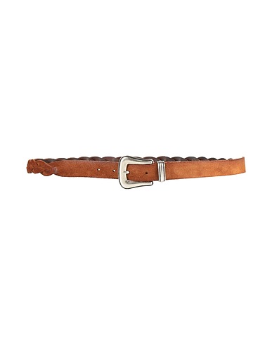 ELEVENTY Leather belt Chocolate brown Leather