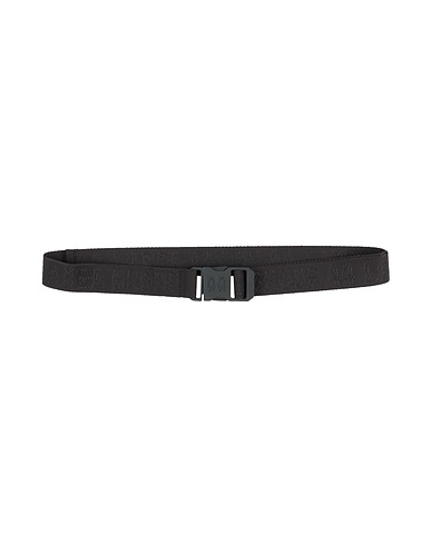 44 LABEL GROUP Fabric belt Black 61% Nylon, 39% Polyester