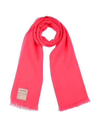 ZADIG&VOLTAIRE Scarves and foulards Coral 45% Acrylic, 32% Polyamide, 23% Mohair wool