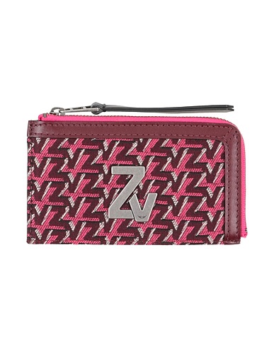 ZADIG&VOLTAIRE Small Leather Goods Fuchsia Cowhide, Polyester