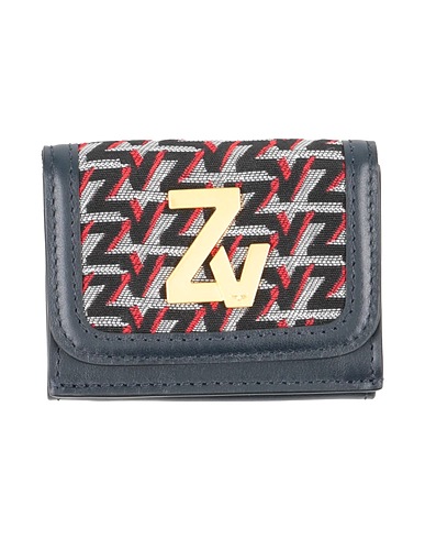 ZADIG&VOLTAIRE Wallet Black Cowhide, Polyester, Viscose