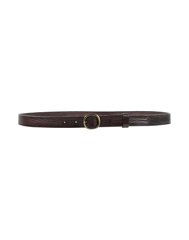 ELEVENTY Leather belt Dark brown Leather