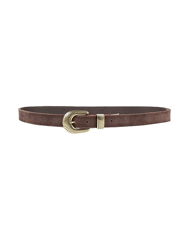 ELEVENTY Leather belt Dark brown Leather