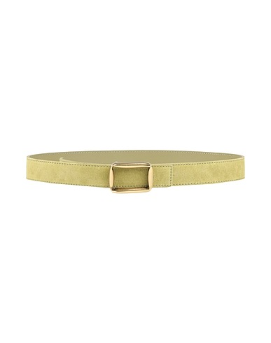 ORCIANI Regular belt Sage green Leather, Metal