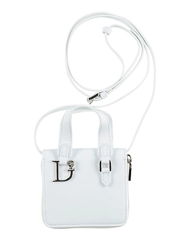 DSQUARED2 Small Leather Goods White Calfskin