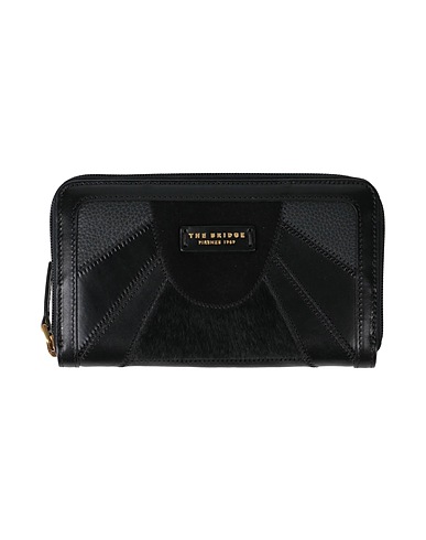 THE BRIDGE Wallet Black Leather