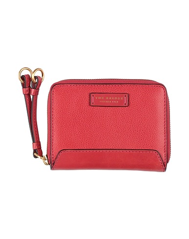 THE BRIDGE Wallet Coral Leather