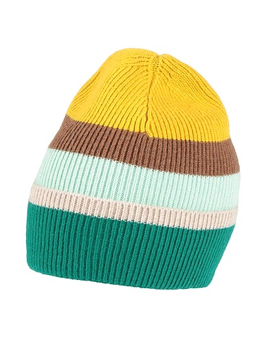VICOLO Hat Green 40% Viscose, 30% Polyamide, 25% Wool, 5% Cashmere
