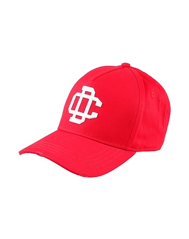 DSQUARED2 Hat Red 100% Cotton