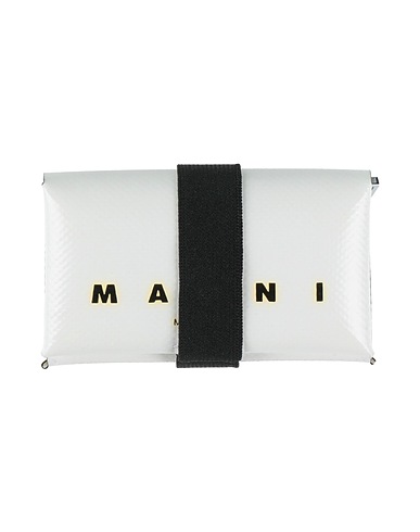 MARNI Wallet BIANCO 90% Polyester, 5% Elastane, 5% Brass