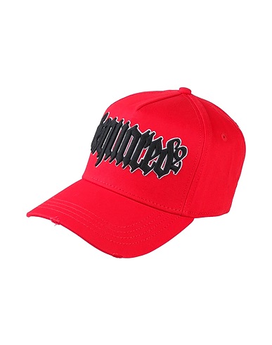 DSQUARED2 Hat Red 100% Cotton