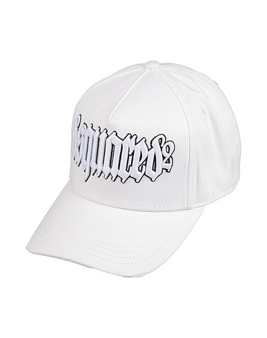 DSQUARED2 Hat White 100% Cotton
