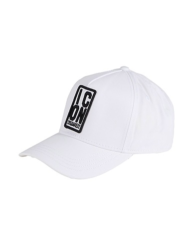 DSQUARED2 Hat White 100% Cotton