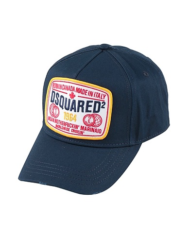 DSQUARED2 Cappello Blu navy 100% Cotone