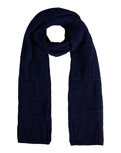 WOOLRICH Scarves and foulards Midnight blue 80% Virgin Wool, 20% Polyamide