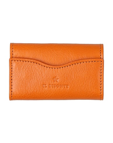 IL BISONTE Schlüsselanhänger Mandarine Leder