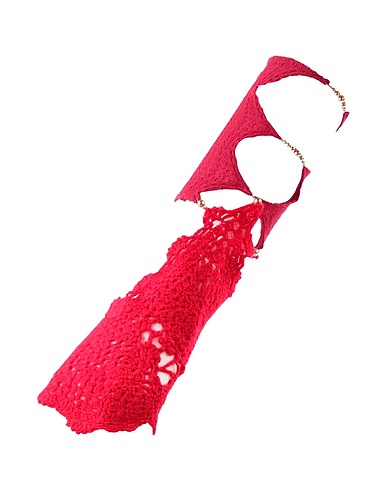 RUI Altro accessorio Rosso 100% Cachemire, Nylon, Elastan
