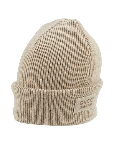 GUCCI Hat Beige 100% Wool, Polyester