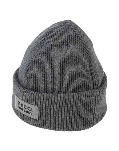 GUCCI Cappello Grigio 100% Lana, Poliestere