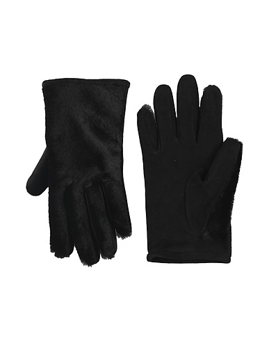 DOLCE&GABBANA Gloves Black 50% Kangaroo skin, 50% Lambskin