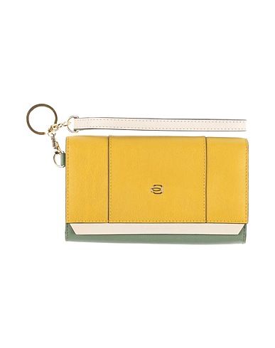 PIQUADRO Wallet Mustard Leather