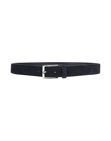 HACKETT Cintura in pelle Blu notte 100% Pelle di bovino
