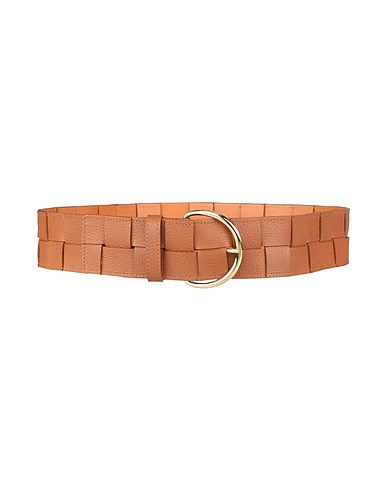 MAISON BOINET High-waist belt Brown Leather