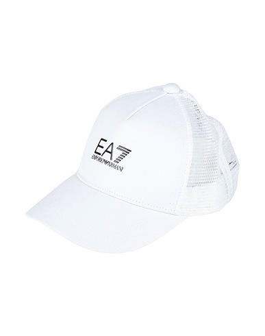 EA7 Hat White 100% Cotton