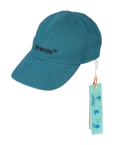 OFF-WHITE™ Hat Deep teal 100% Cotton