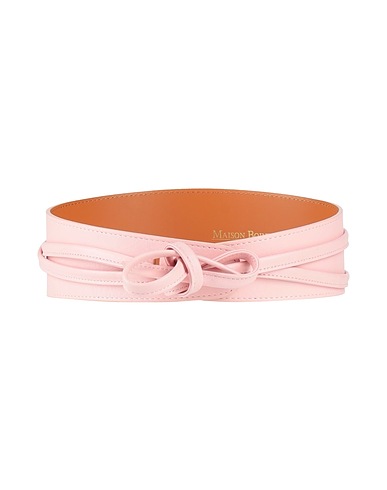 MAISON BOINET High-waist belt Pink Cowhide