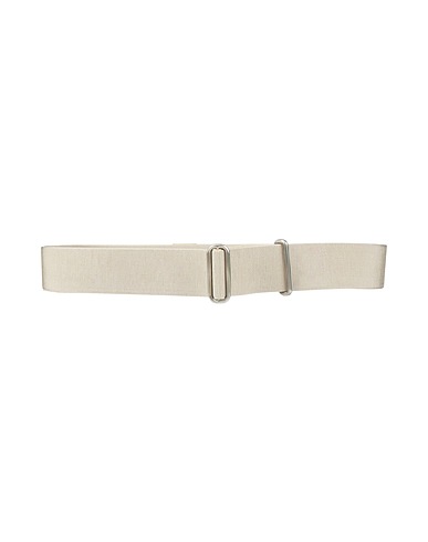 JIL SANDER Fabric belt Beige Textile fibres, Calfskin