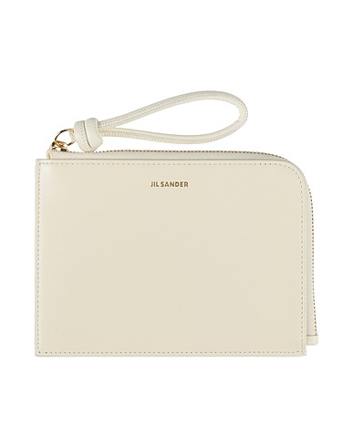 JIL SANDER Wallet Ivory Leather