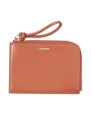JIL SANDER 財布 チョコレートブラウン 革（なめし加工）