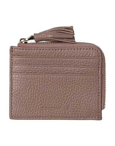 COCCINELLE Small Leather Goods Light brown Leather