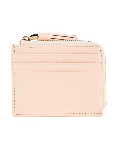 COCCINELLE Small Leather Goods Light pink Leather