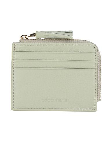 COCCINELLE Small Leather Goods Light green Leather