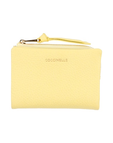 COCCINELLE Portafoglio Giallo pastello Pelle
