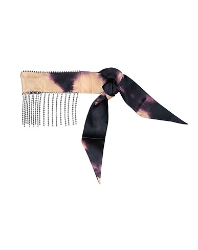 LES INCONNUS Scarves and foulards Dark purple 100% Silk