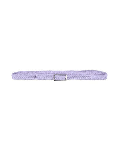 BOTTEGA VENETA Belts Lilac Textile fibres