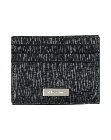 FERRAGAMO Small Leather Goods Black Calfskin