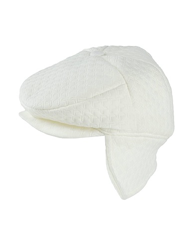 COLORICHIARI Hat Ivory 98% Polyester, 2% Elastane