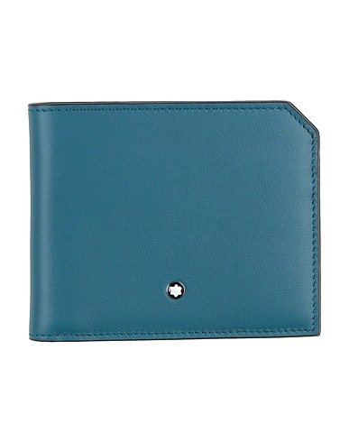 MONTBLANC Wallet Deep teal Leather