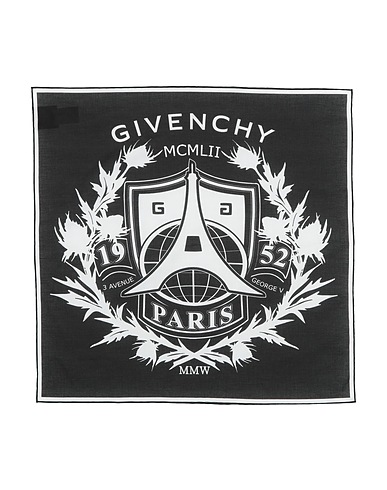 GIVENCHY Scarves and foulards Black 100% Cotton